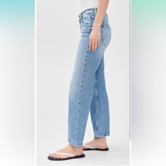 NWT MOTHER Women's The Bookie Flood Jeans Sow Surreal size 31 - Picture 3 of 16